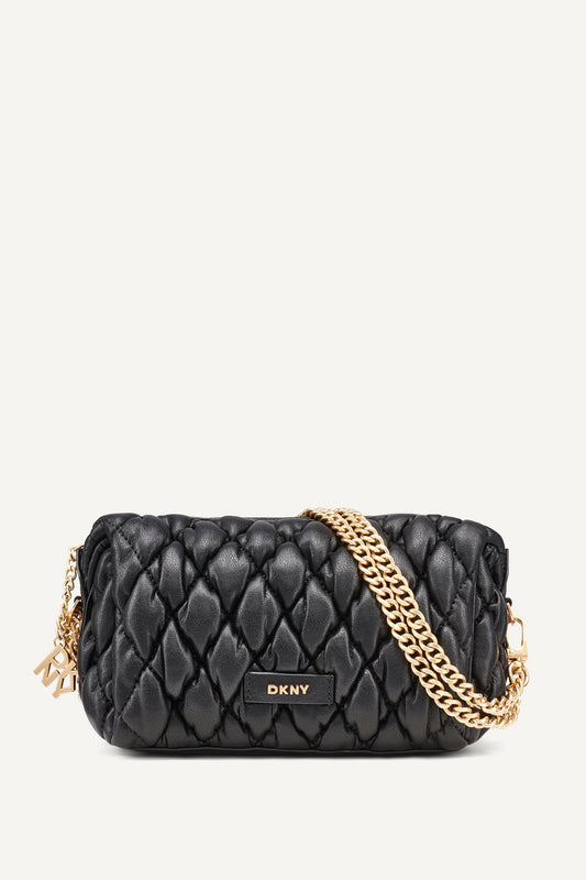 Light Taupe DKNY RAYA SMALL SHOULDER BAG