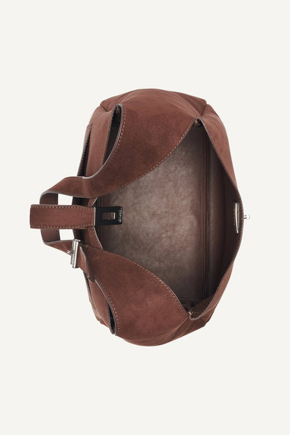 Chocolate DKNY DARIA LARGE HOBO BAG