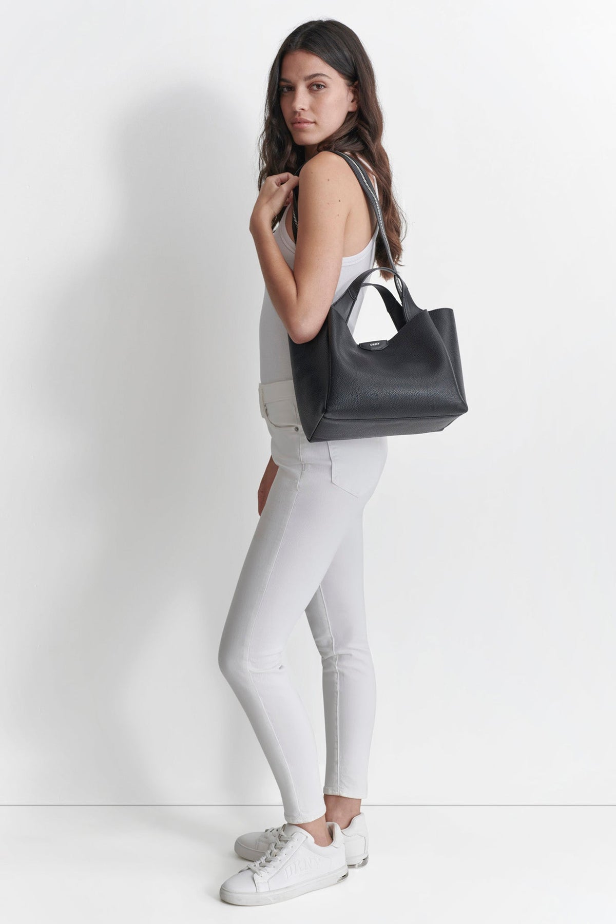 MINK DKNY WILLA SATCHEL