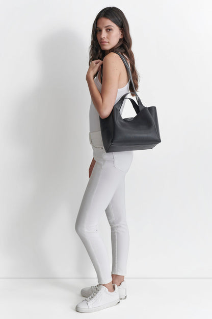 MINK DKNY WILLA SATCHEL