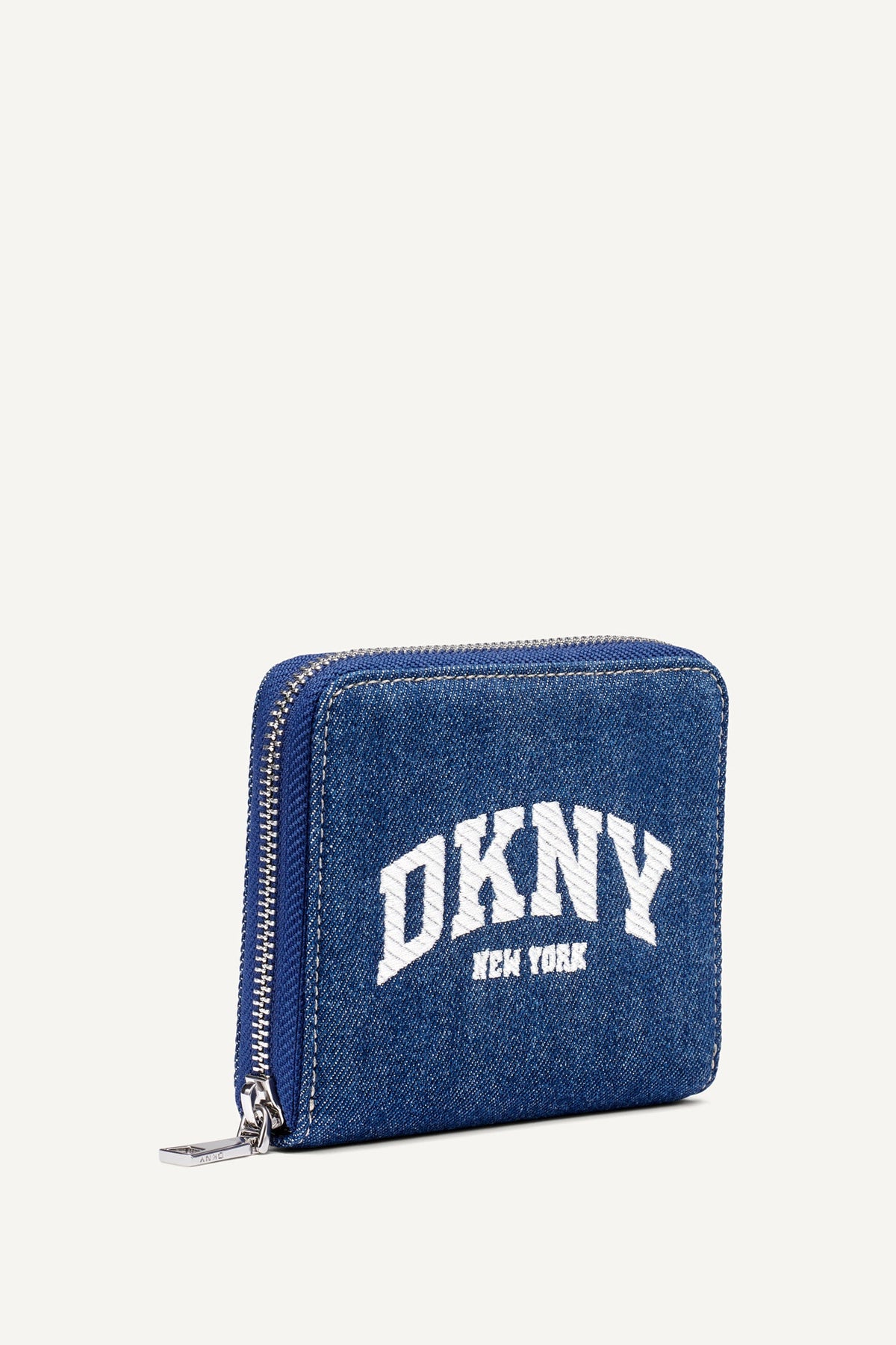 Denim DKNY HADLEE SMALL ZIP AROUND WALLET