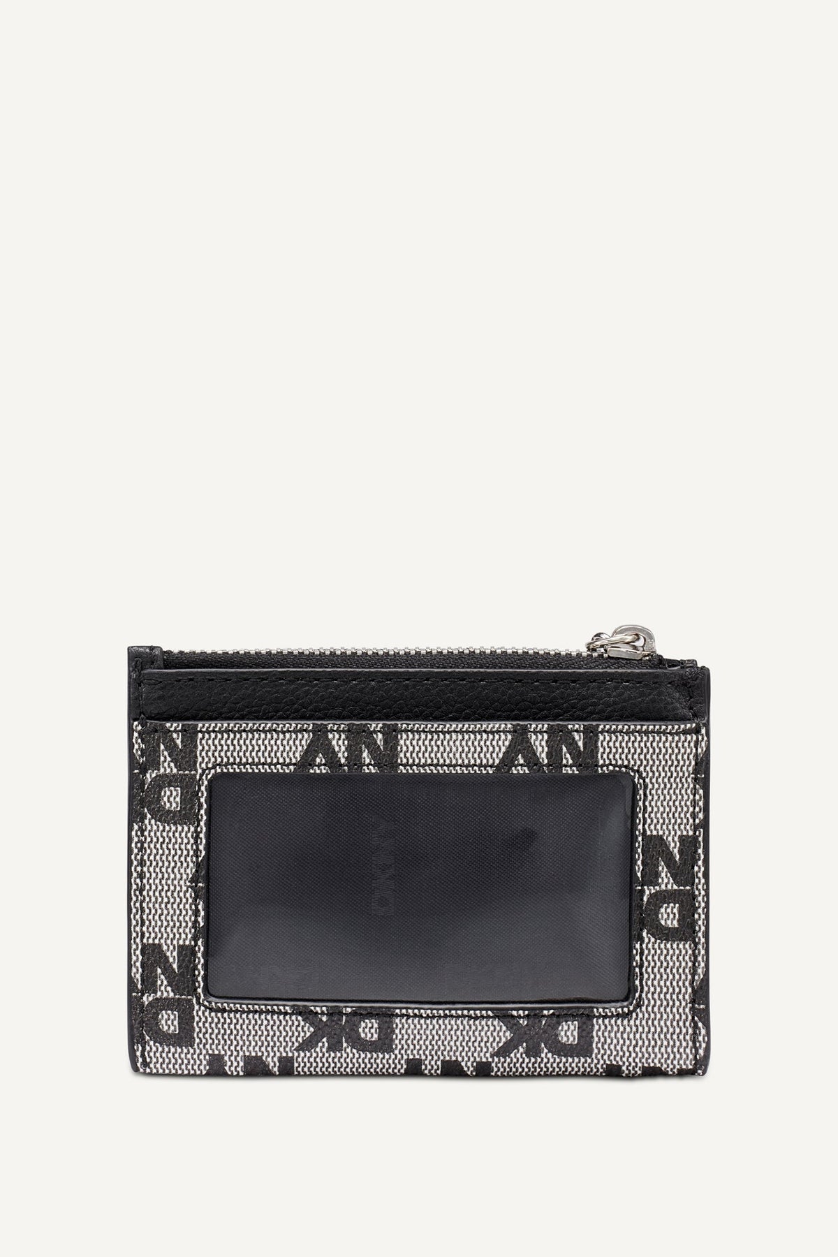 Chino/Cappuccino DKNY SARAH TOP ZIP CARD HOLDER