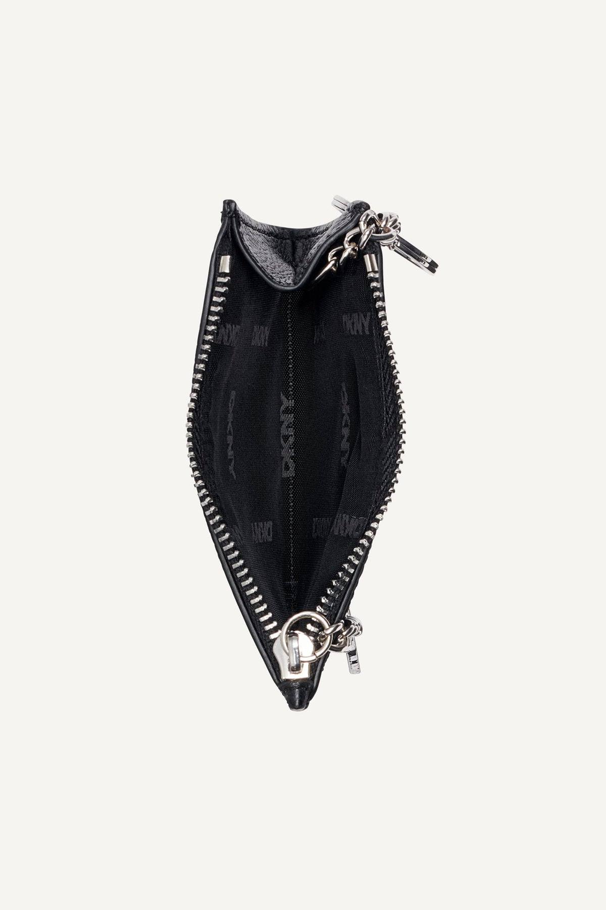 Chino/Cappuccino DKNY SARAH TOP ZIP CARD HOLDER