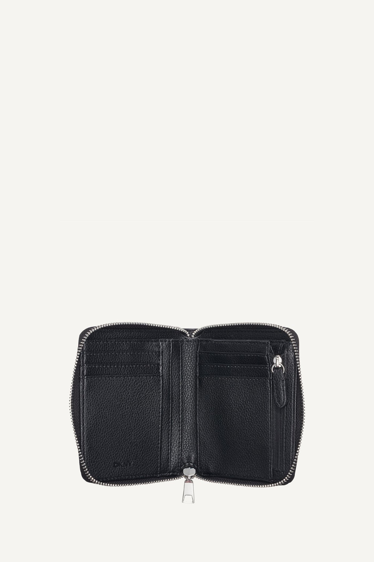 Black DKNY BRYAR SMALL ZIP AROUND WALLET