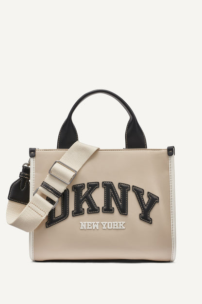 Marshmallow DKNY HADLEE SMALL LOGO TOTE