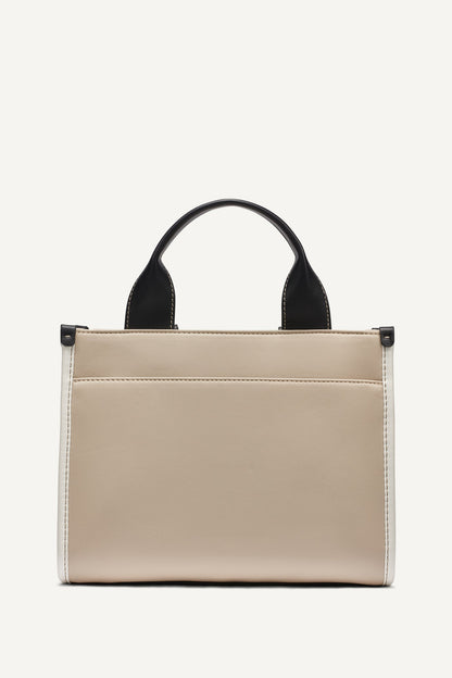 Marshmallow DKNY HADLEE SMALL LOGO TOTE