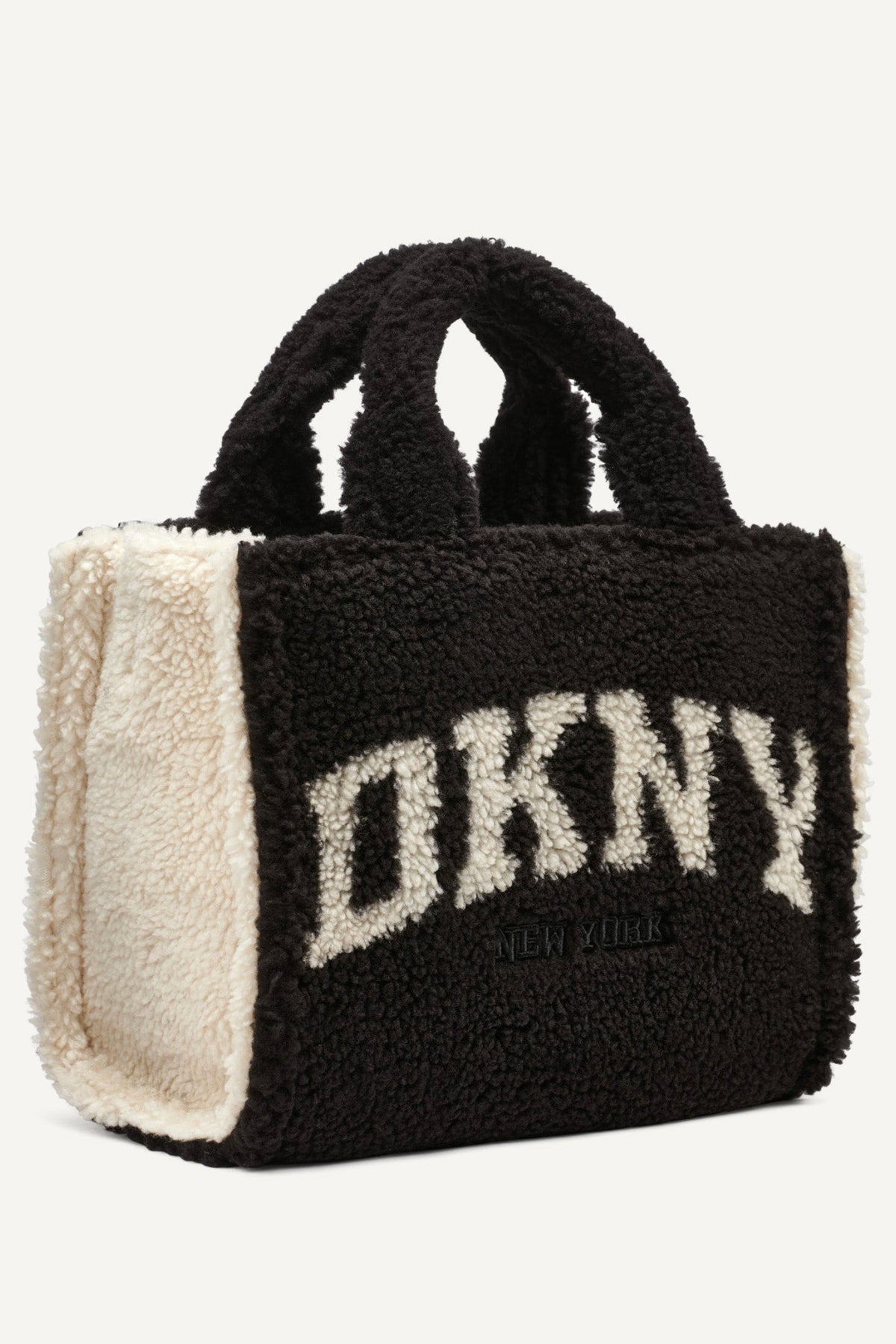 BLACK/SILVER DKNY HADLEE SMALL TOTE