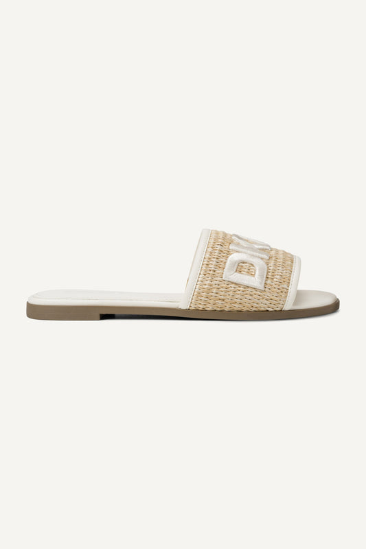 Orange Sherbet DKNY WINSLET FLAT SLIDE SANDAL