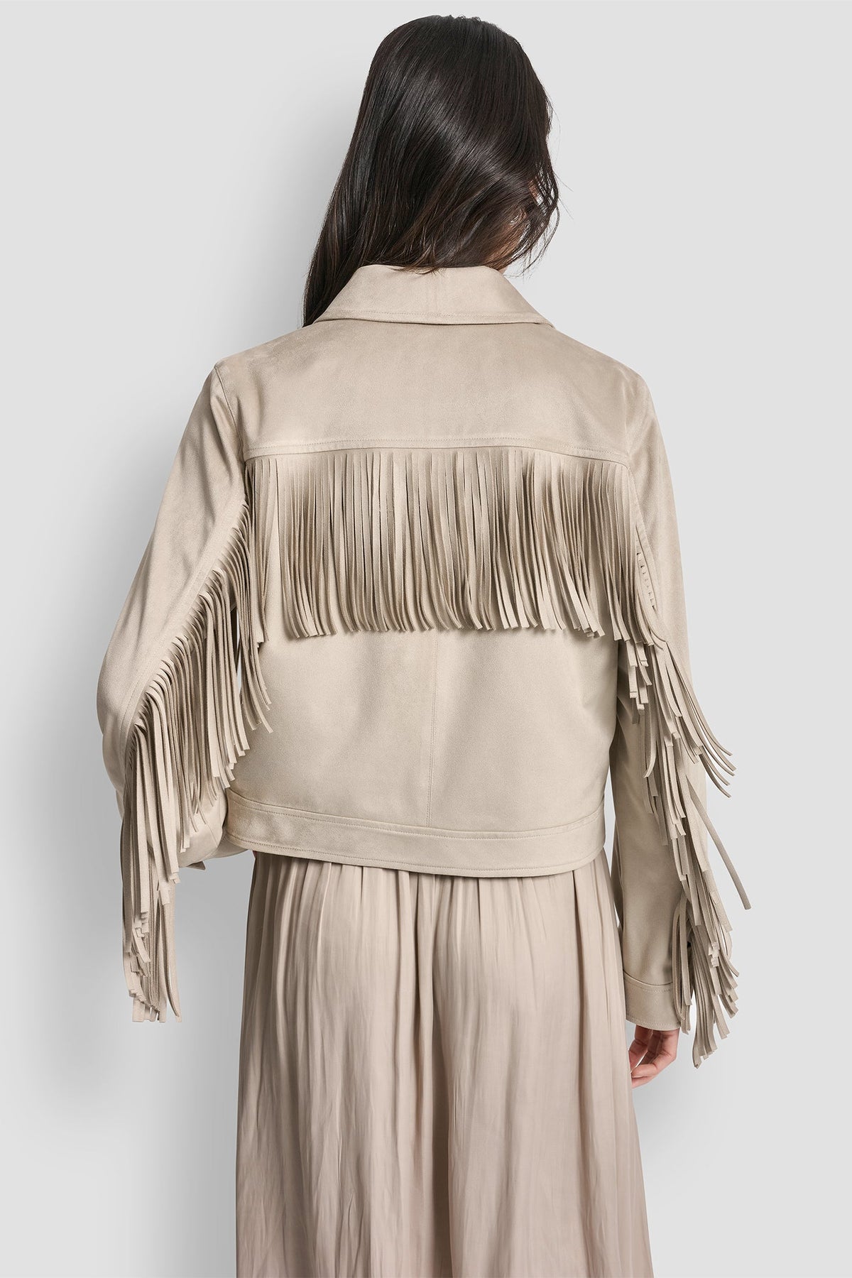 Pebble DKNY FRINGE JACKET
