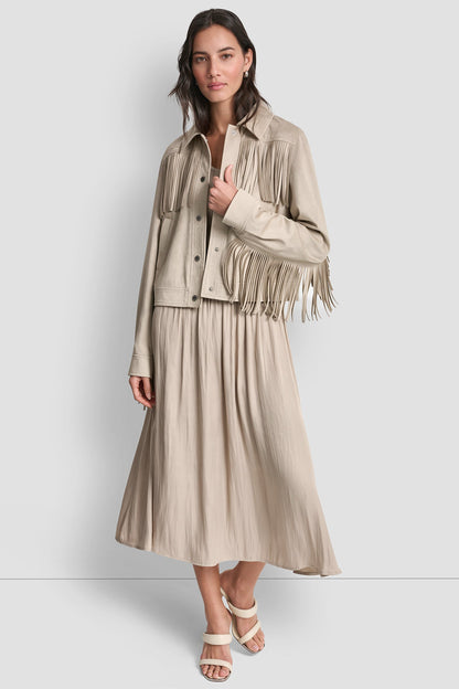 Pebble DKNY FRINGE JACKET