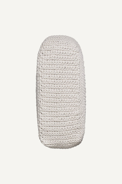 Natural DKNY PAULA CROCHET LOGO HOBO BAG