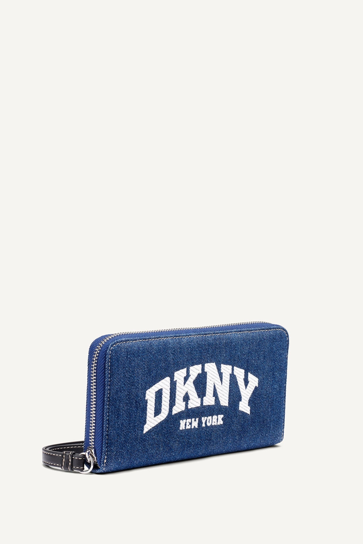 Denim DKNY HADLEE LARGE ZIP AROUND WALLET