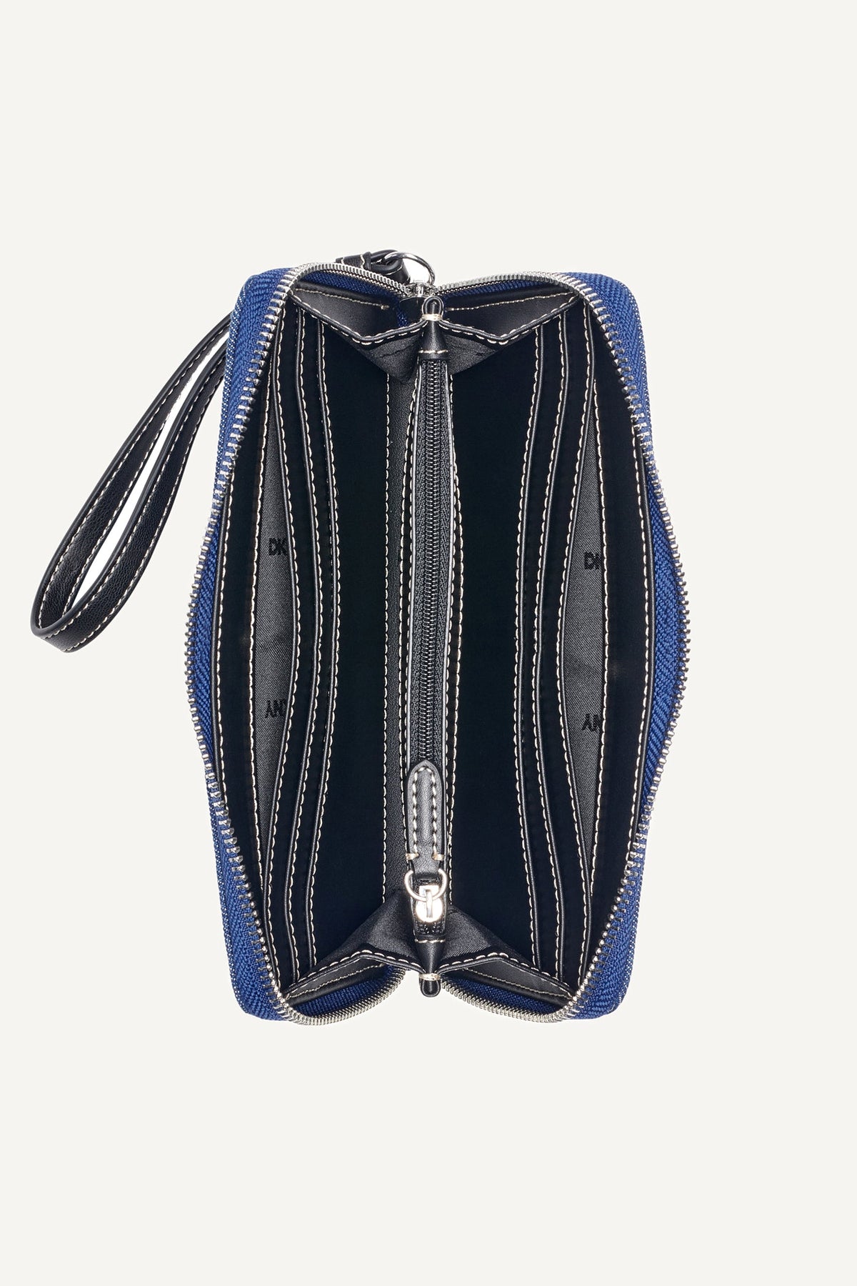Denim DKNY HADLEE LARGE ZIP AROUND WALLET