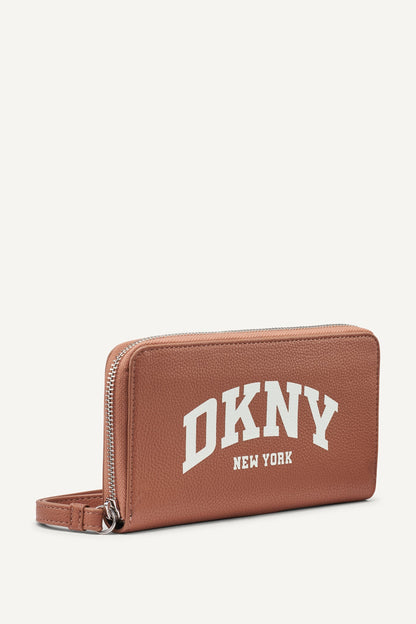 HOT COCOA DKNY HADLEE LARGE ZIP AROUND WALLET