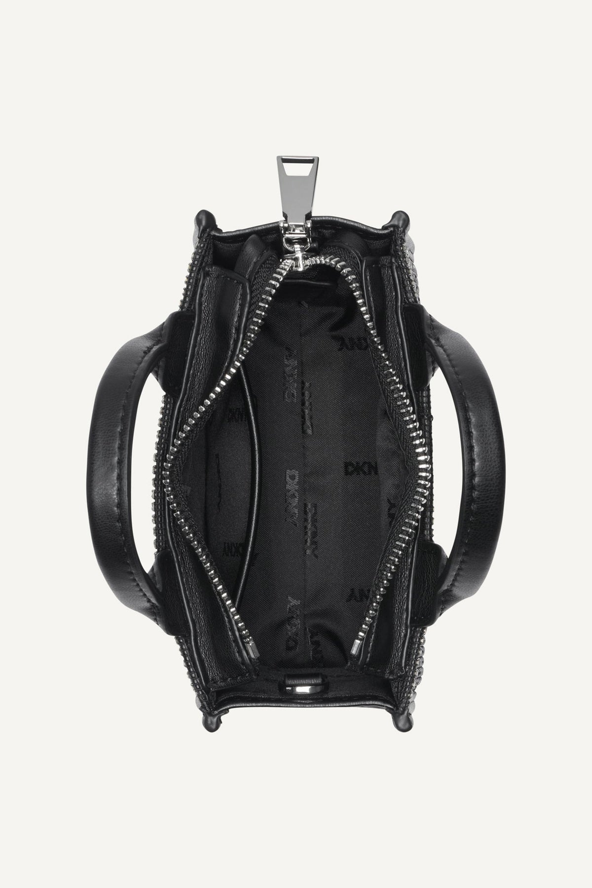 BLACK/SILVER DKNY HADLEE MINI CROSSBODY