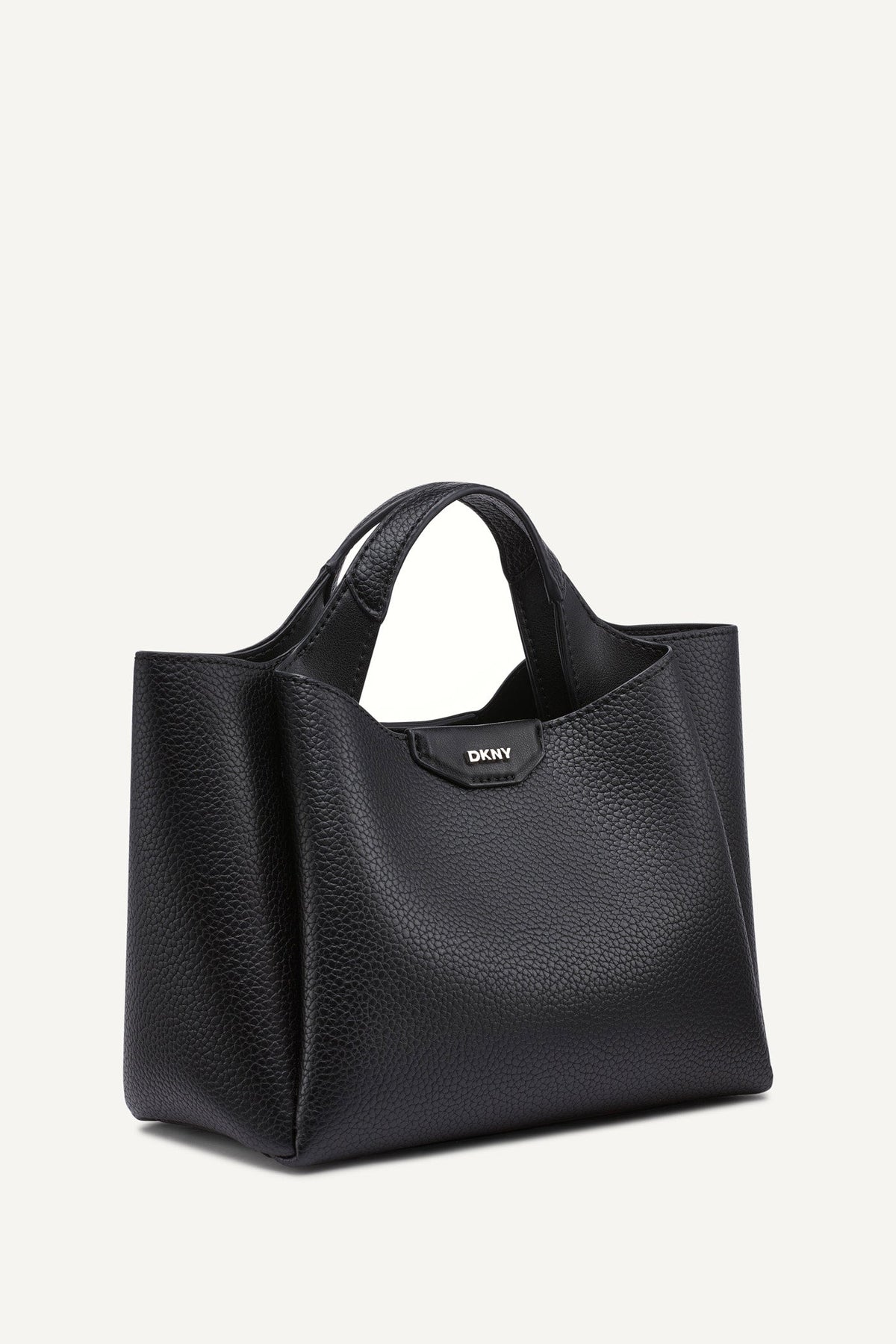BLACK DKNY WILLA MINI SATCHEL