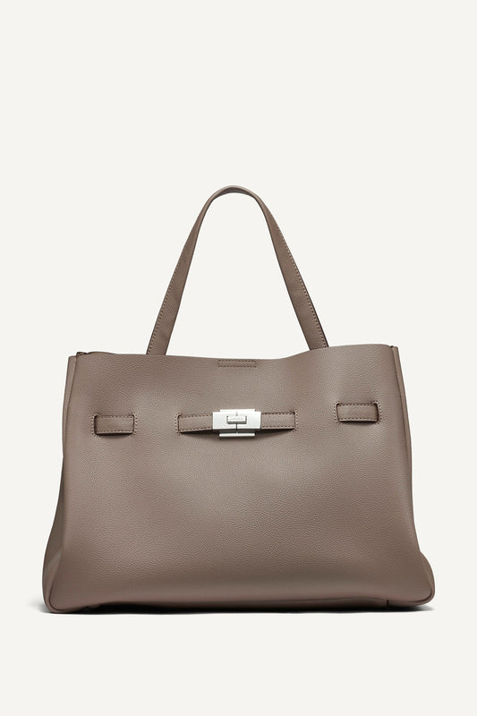 Gold DKNY BRYAR LARGE SATCHEL