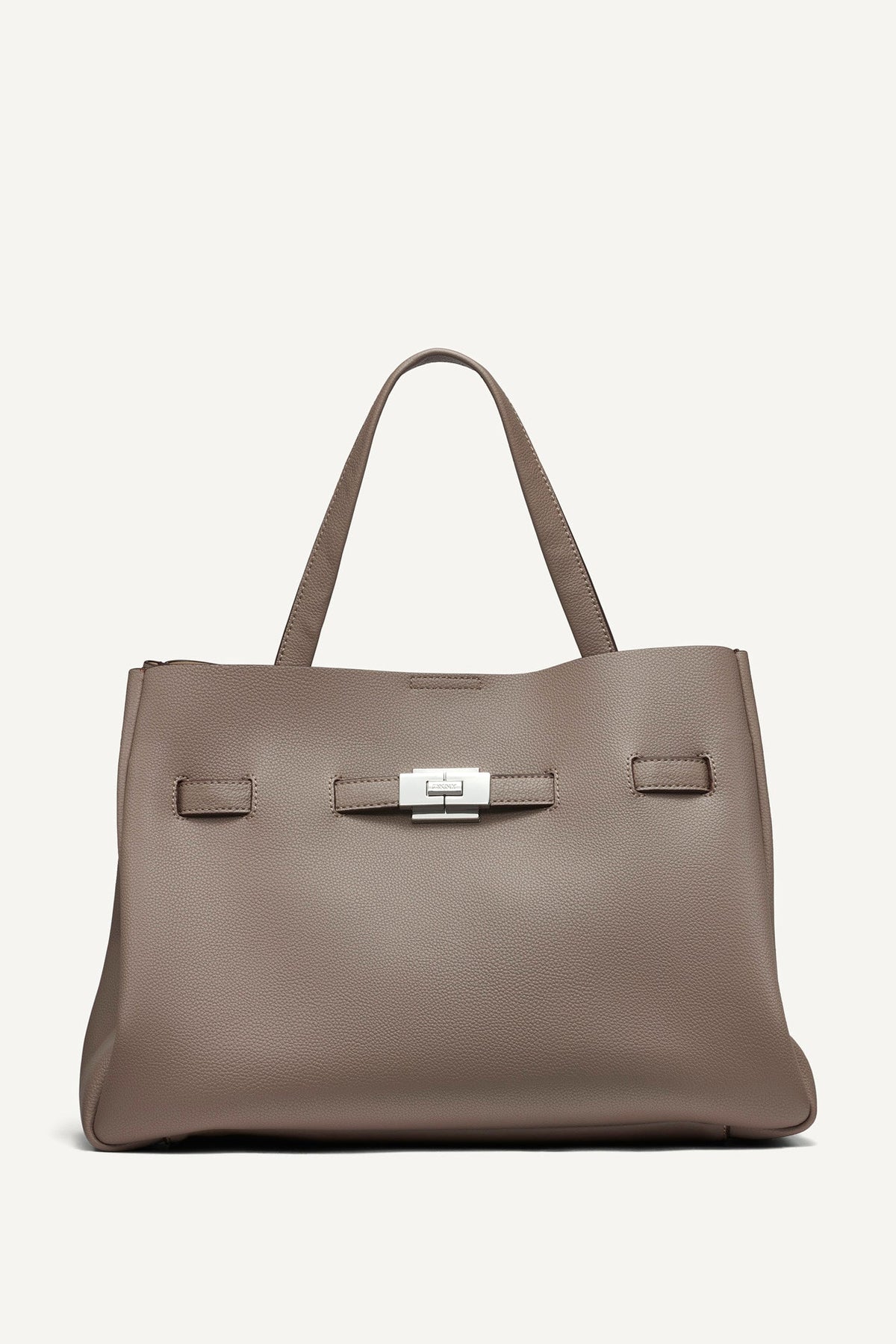 Silver DKNY BRYAR LARGE SATCHEL