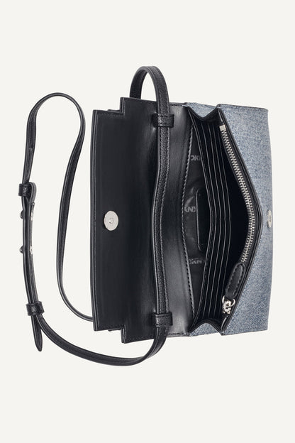 Denim/Black DKNY BRYAR CROSSBODY