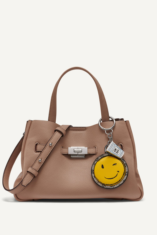 Marshmallow DKNY BRYAR SMALL SATCHEL