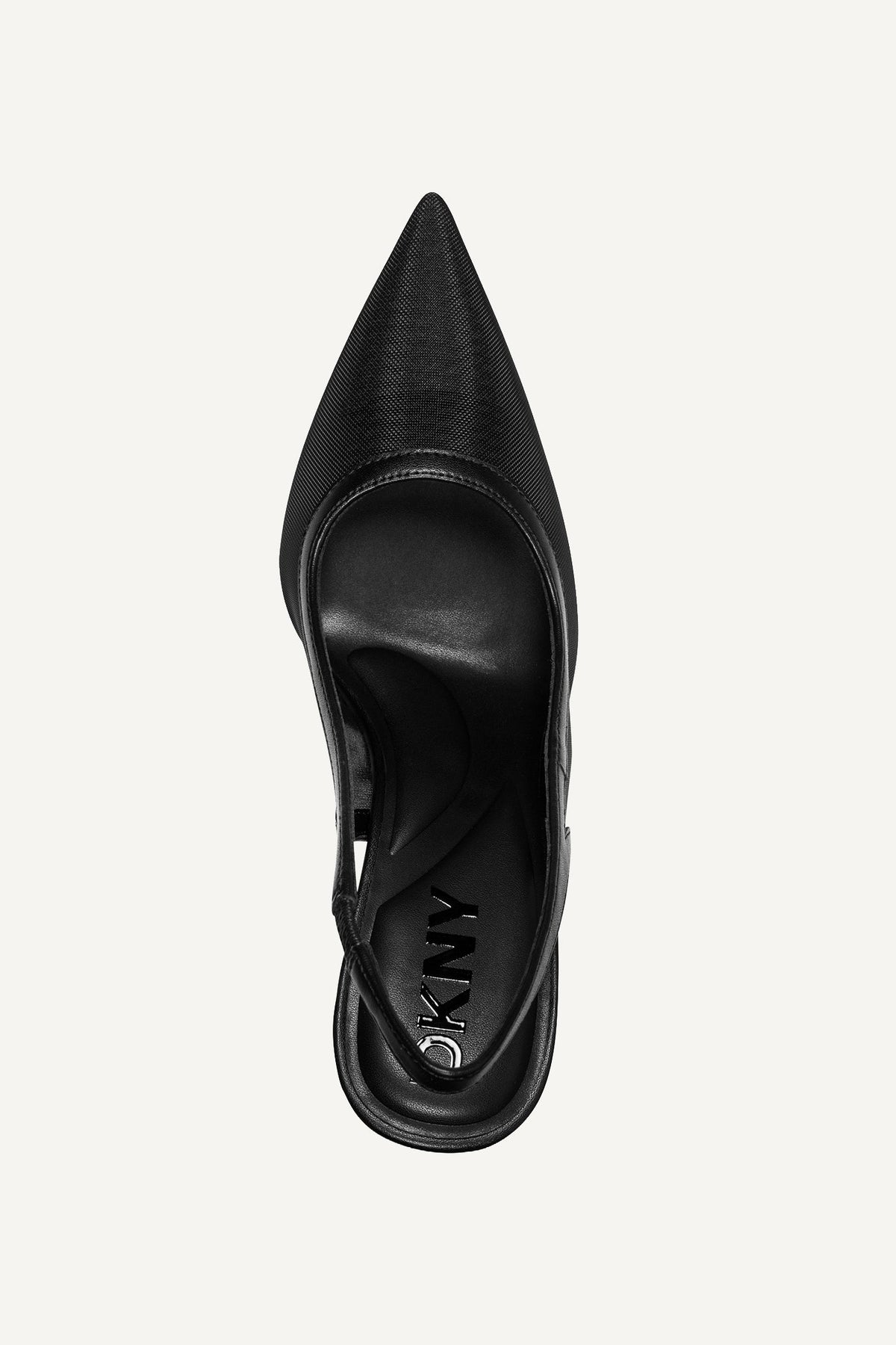 Black DKNY CINETTE MESH PUMP