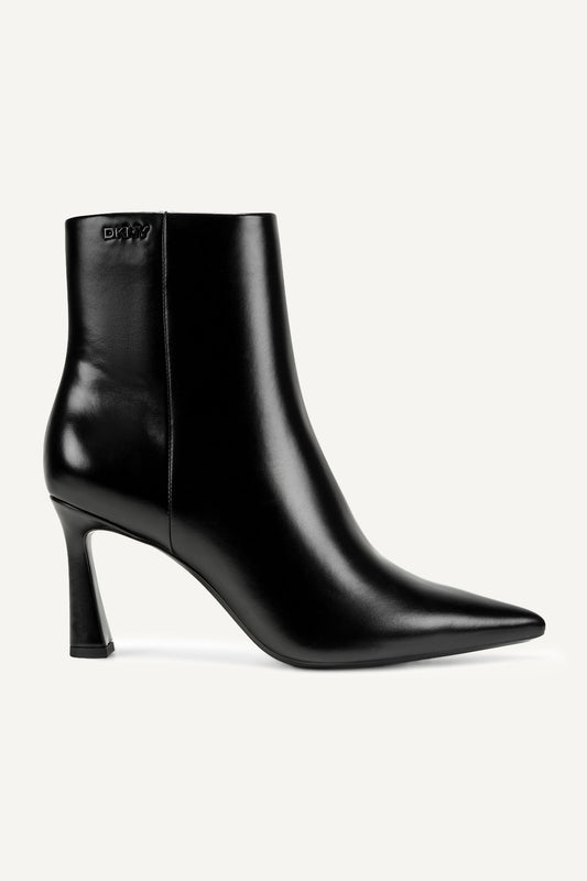 Black DKNY CARYANN HEELED BOOTIE