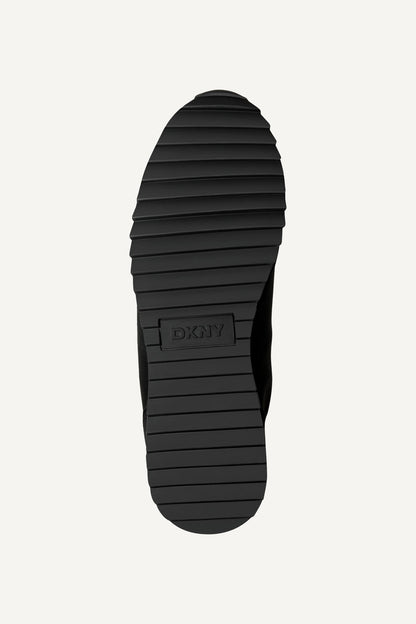 Black DKNY AVAHH LACE UP SNEAKER