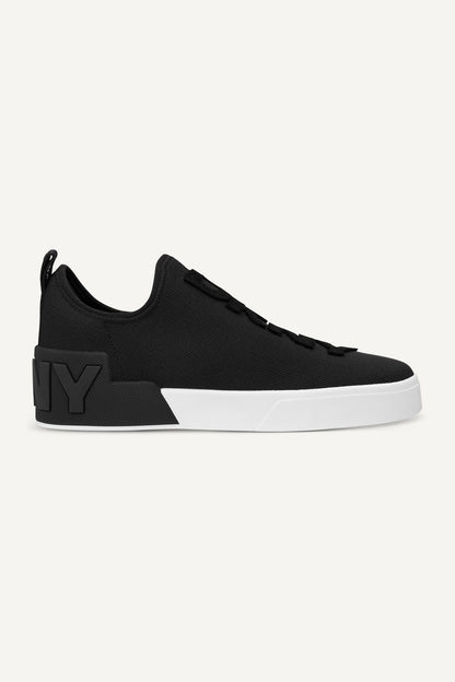 BLACK DKNY MAIZE SLIP ON SNEAKER