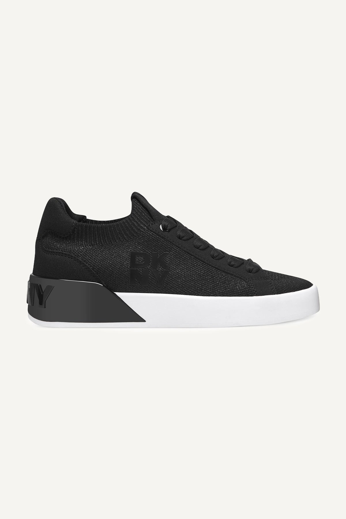 Black DKNY MALLORY LACE-UP SNEAKER