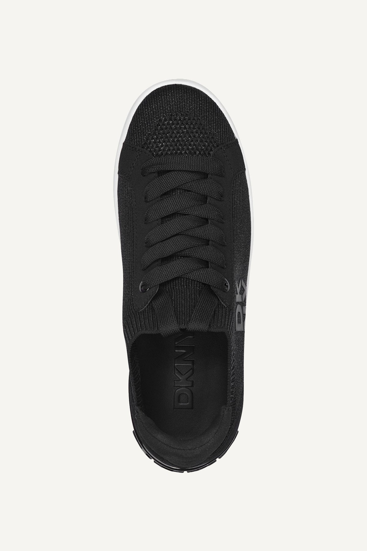 Black DKNY MALLORY LACE-UP SNEAKER