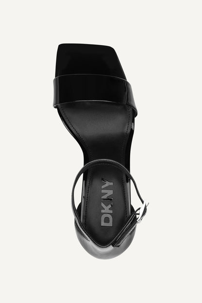 Black DKNY KRAZZ ANKLE STRAP SANDAL