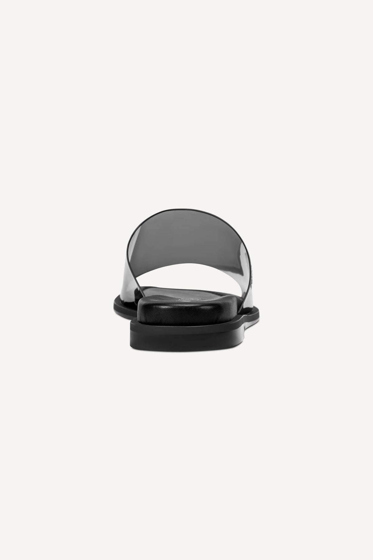 Black DKNY CATALINE FLAT SLIDE SANDAL