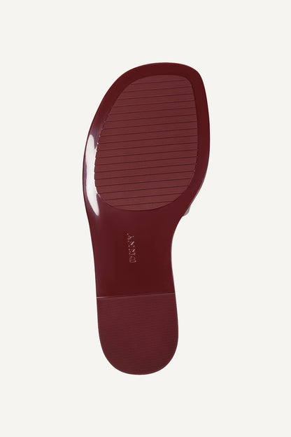 Ruby Red DKNY COLUMBA FLAT SLIDE