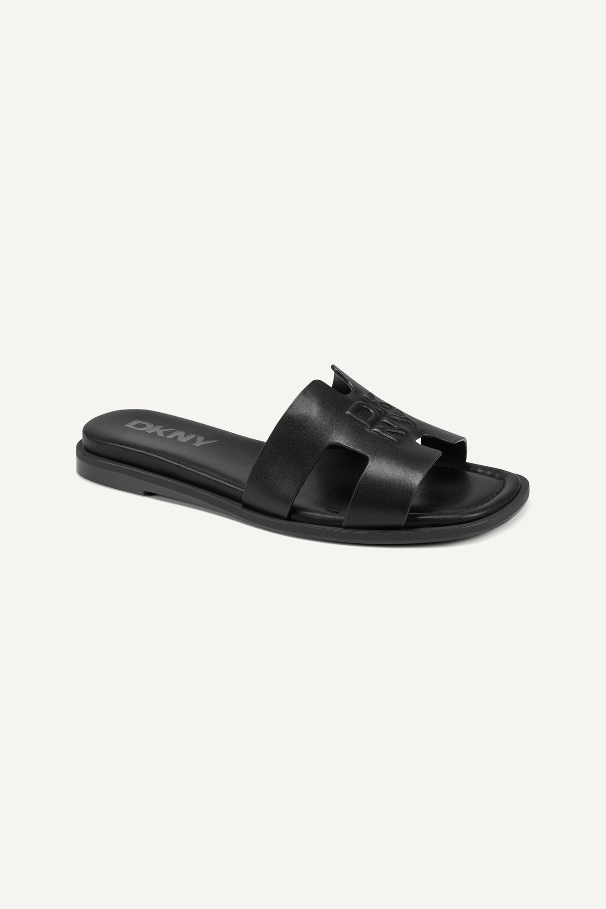 Black DKNY COLUMBA FLAT SLIDE