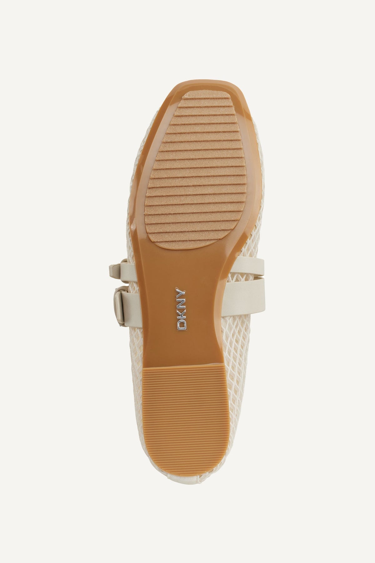 KHAKI DKNY DADE MESH MARY JANE FLAT