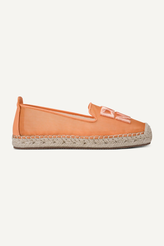 Orange Sherbet DKNY MIRETTA FLAT ESPADRILLE