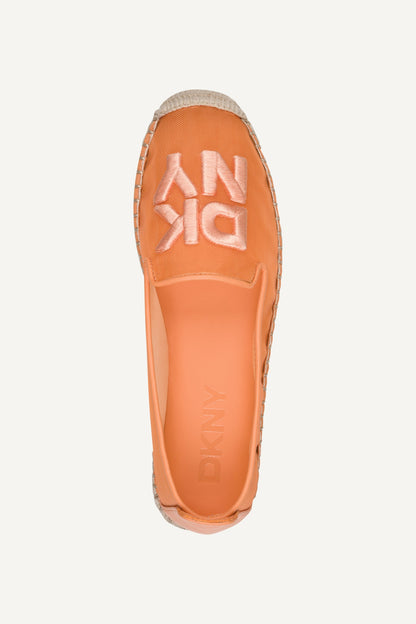 Orange Sherbet DKNY MIRETTA FLAT ESPADRILLE
