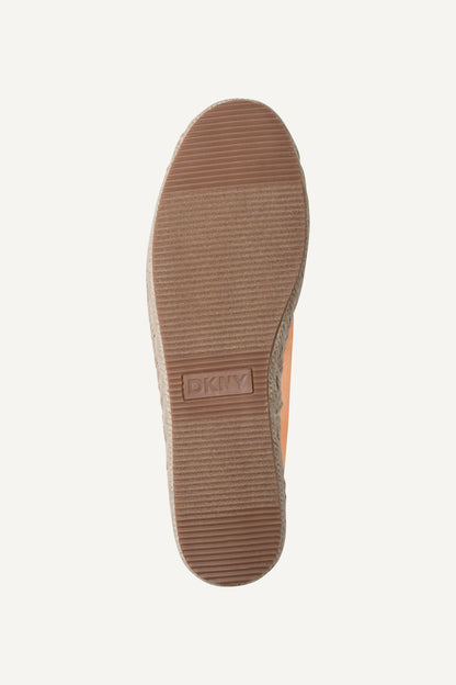 Orange Sherbet DKNY MIRETTA FLAT ESPADRILLE
