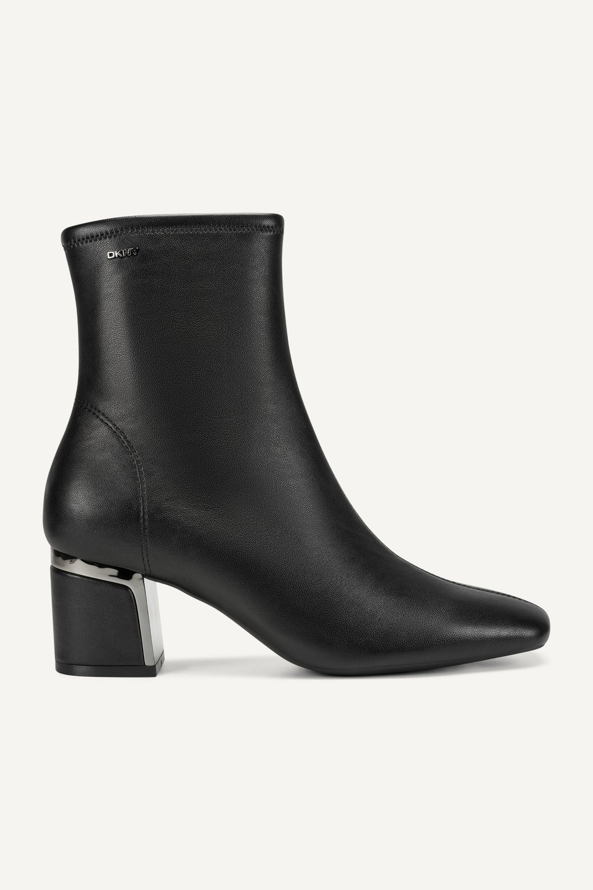Black DKNY CHIARA HEELED BOOTIE