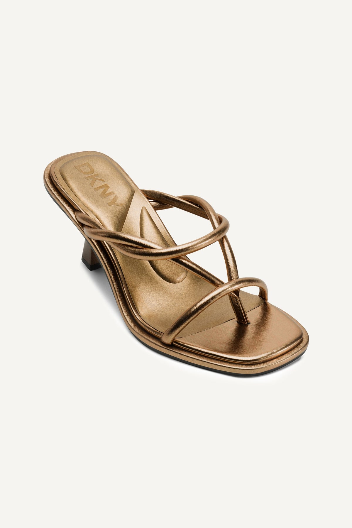 BRONZE DKNY RABUN STRAPPY HEEL
