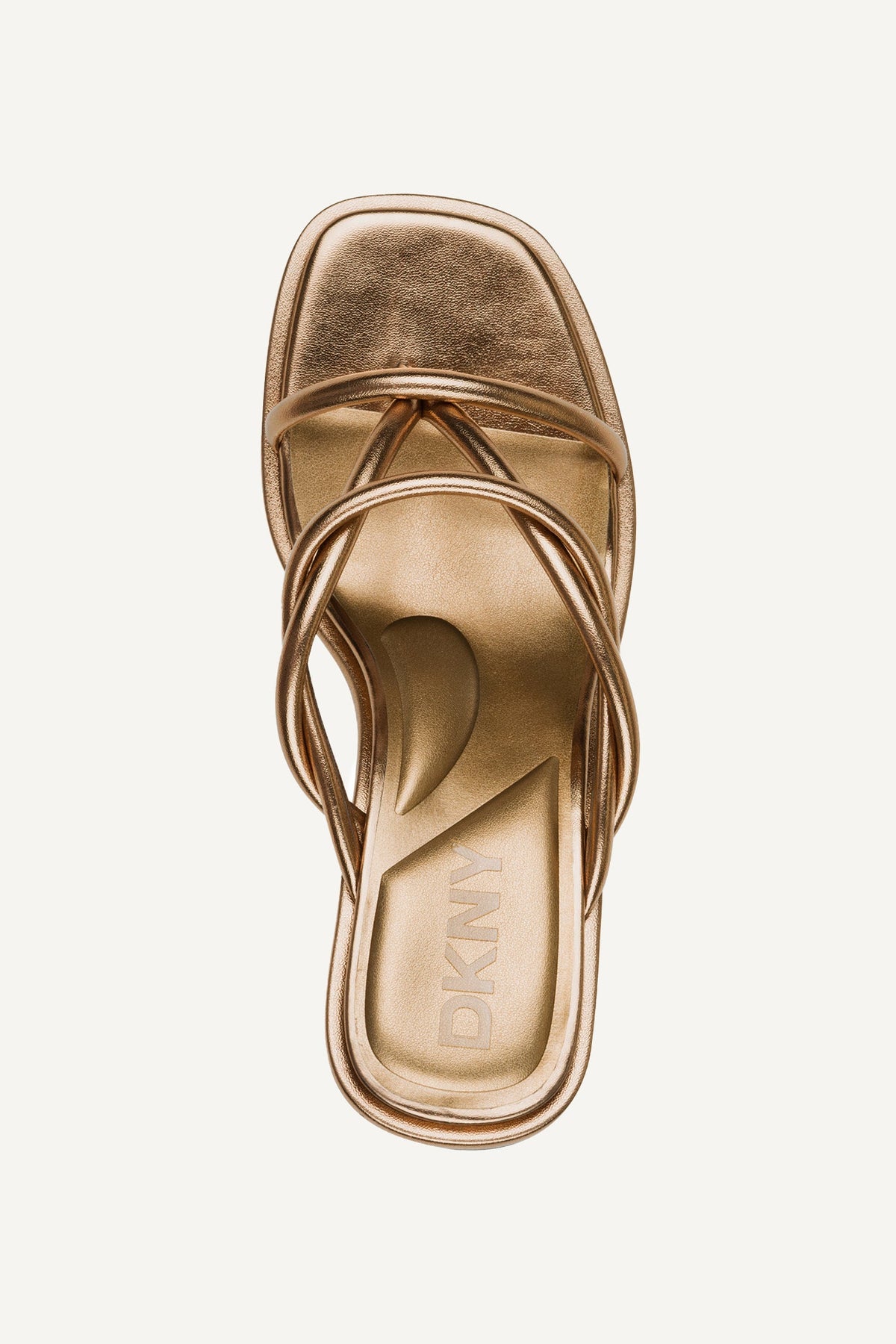 BRONZE DKNY RABUN STRAPPY HEEL