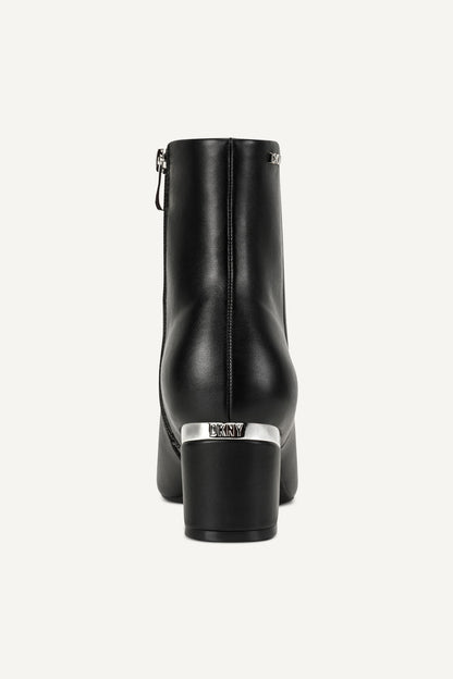 Black DKNY CELISHA HEELED BOOTIE