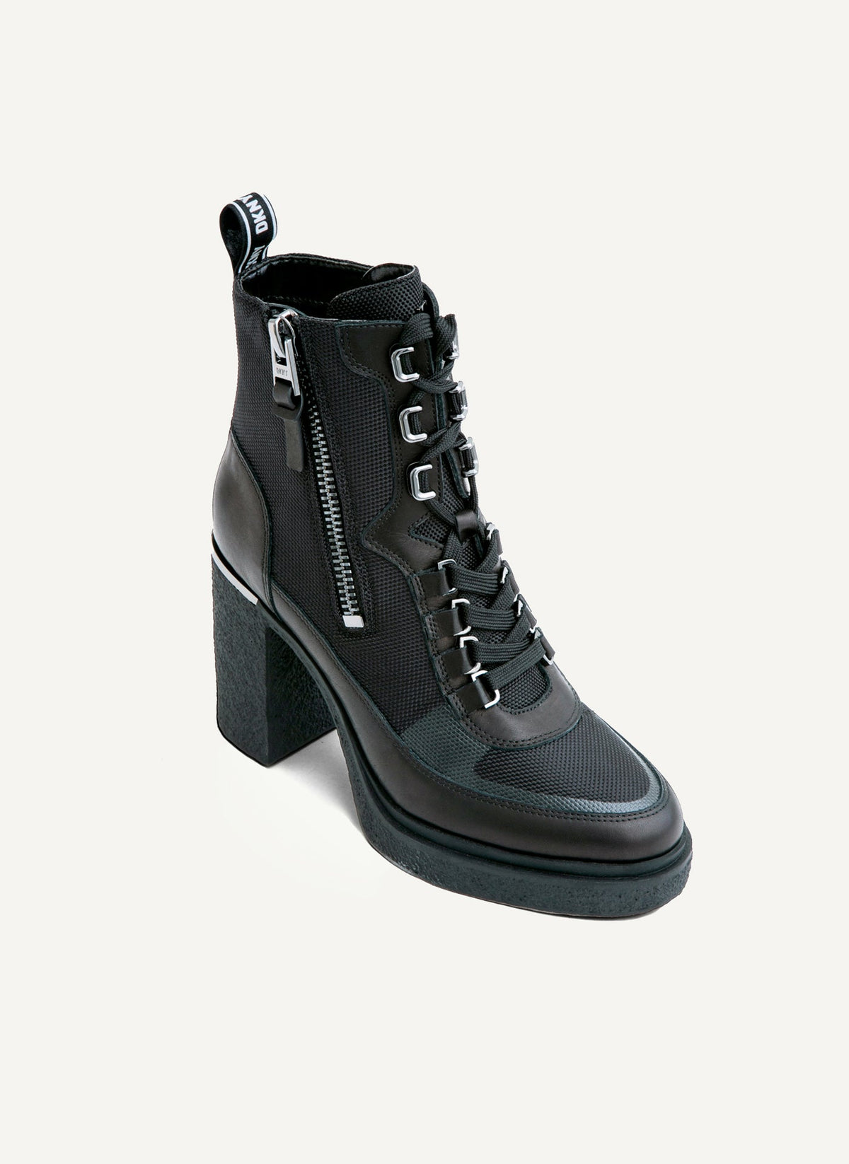 ESPRESSO DKNY TOIA LACE-UP BOOTIE