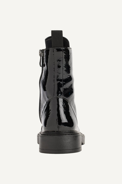 Black DKNY MALAYA LACE UP BOOT