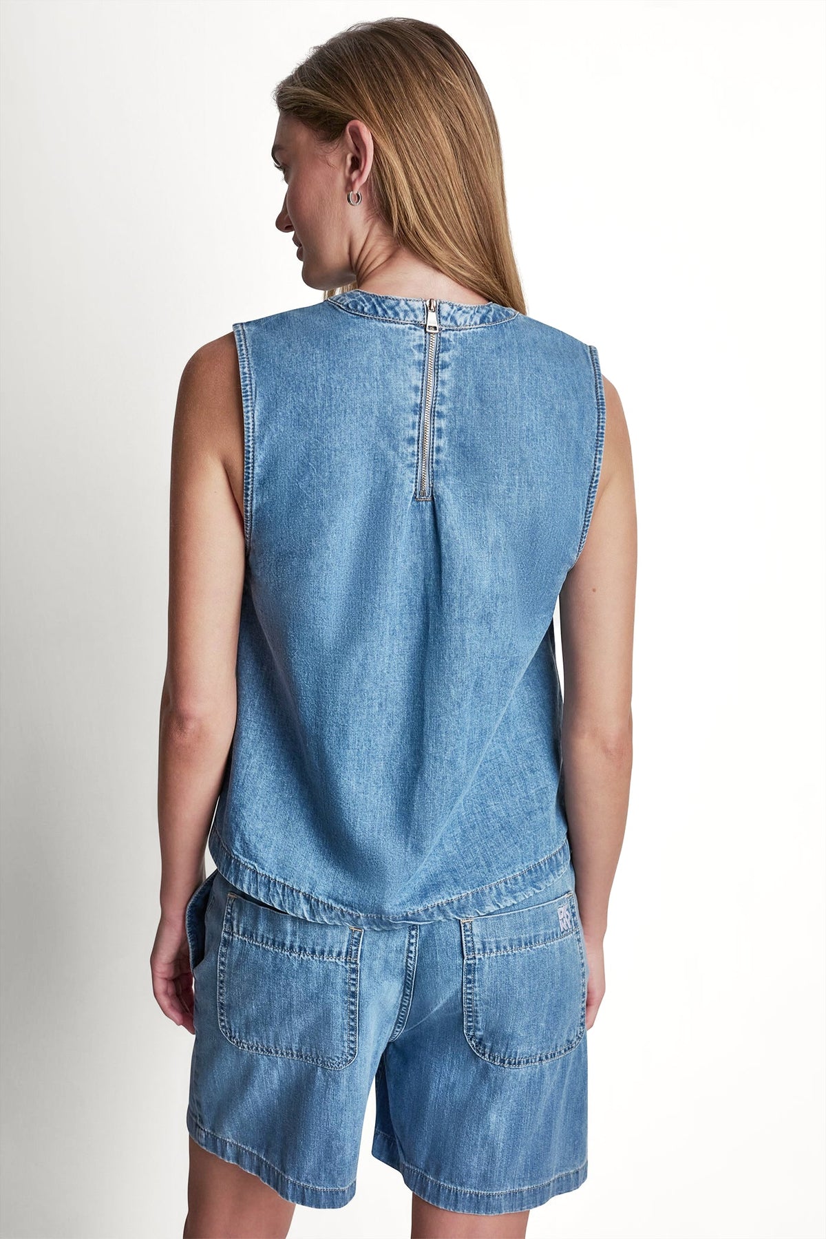 Paladino DKNY SLEEVELESS DENIM TOP