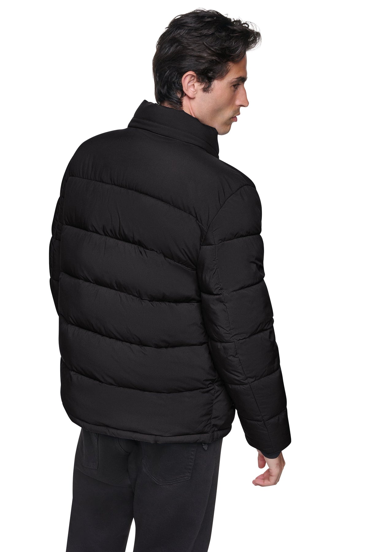 Iron DKNY HEAVY WEIGHT HOODED PUFFER