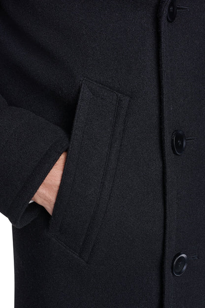 Charcoal DKNY FAUX WOOL PEACOAT