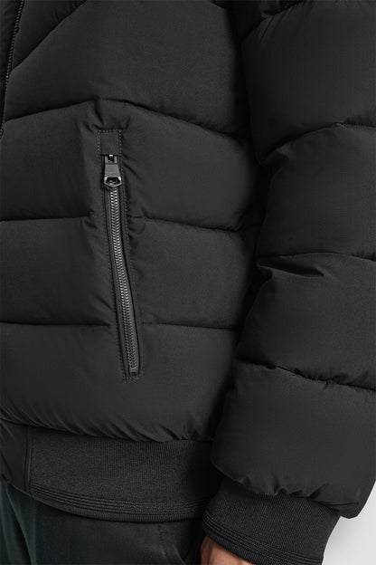 IRON DKNY STRETCH BOMBER JACKET