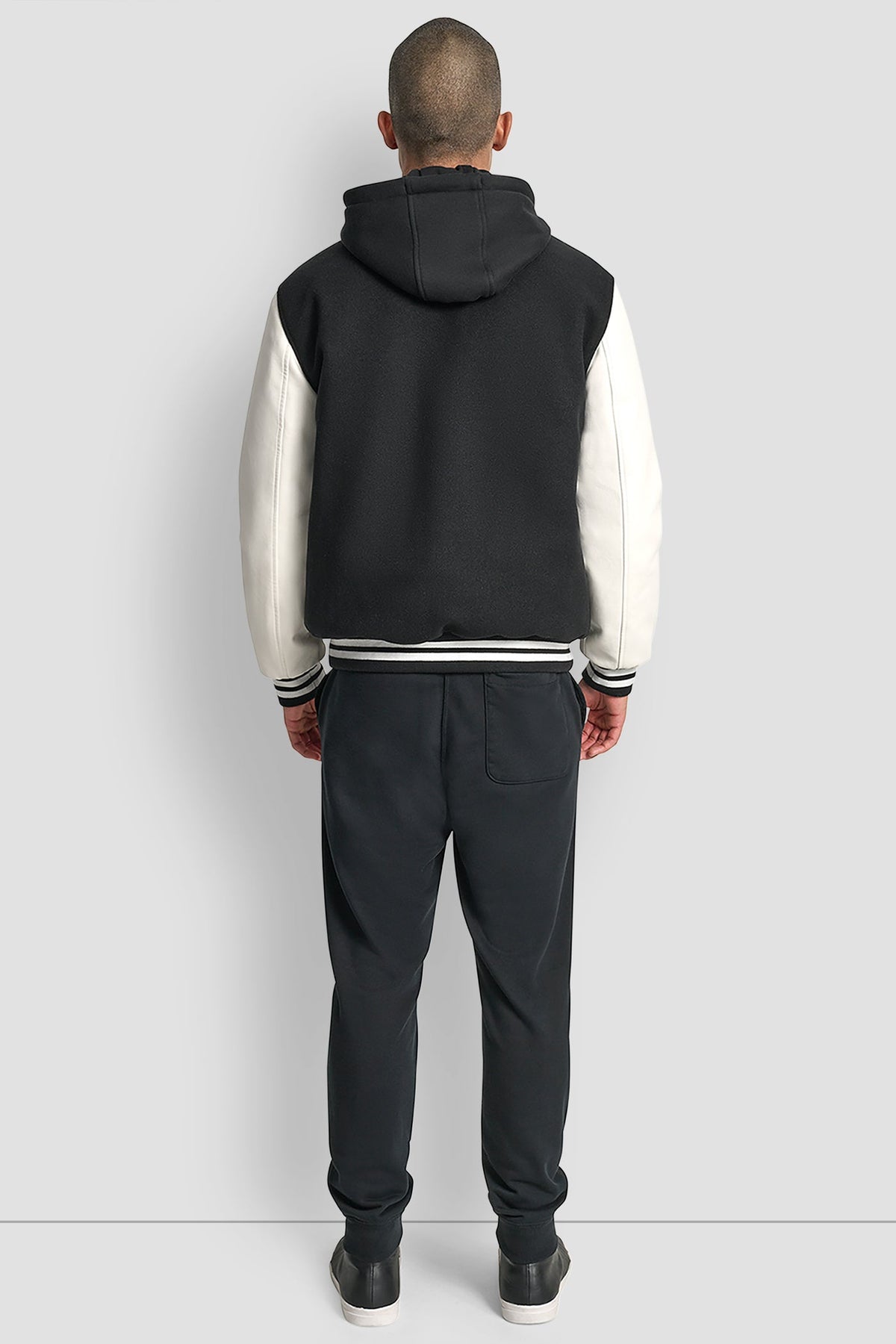 Black DKNY VARSITY JACKET
