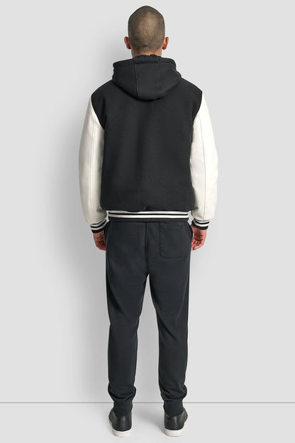 Black DKNY VARSITY JACKET